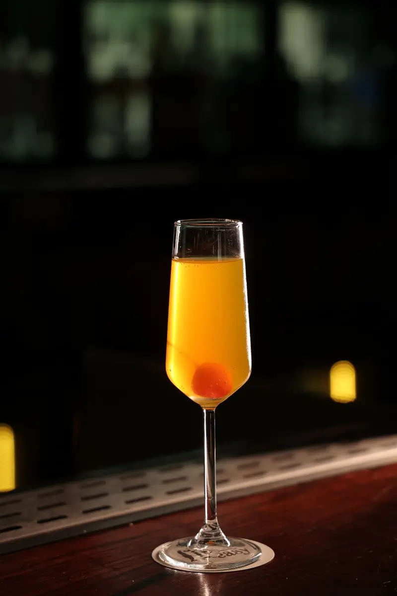 Cocktail lit for a bar and nightclub menu
