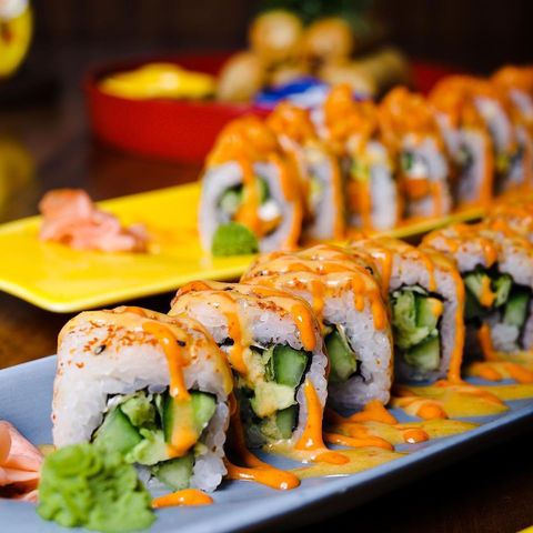 Platter styled for a delivery menu
